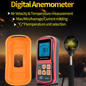 BENETECH GM8901+ High Accuracy Anemometer Wind Speed Gauge Temperature Measure Digital LCD Display Meter Measuring Tool Eurekaonline