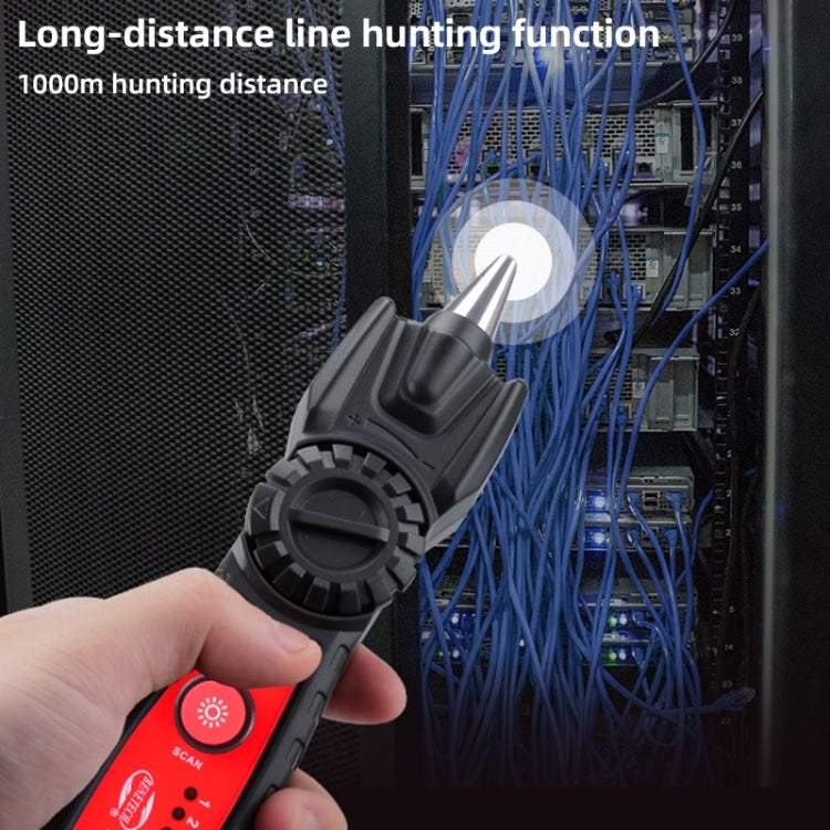 BENETECH GT66 RJ11 / RJ45 Multifunctional Cable Tester Line Finder Net Cable Detector Eurekaonline