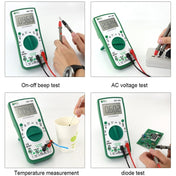 BEST BST-58X Multi-function Digital Multimeter Automatic Range Four Position Semi Backlight Display Intelligent Anti Burning Eurekaonline