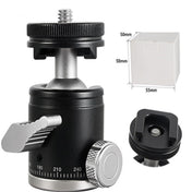 BEXIN K-19 Multifunctional Aluminum Alloy Cold Shoe Ball Head Tripod Mount Eurekaonline