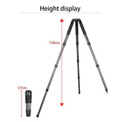 BEXIN ST424C Rugged Camcorder Photographic Carbon Fiber Big Tripod, Max Tube: 40mm Eurekaonline