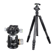 BEXIN W324C M44 Carbon Fiber Tripod Stable Shooting Camera for Vdeo Point Dslr Camera Eurekaonline