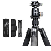 BEXIN W324C M44 Carbon Fiber Tripod Stable Shooting Camera for Vdeo Point Dslr Camera Eurekaonline