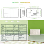 BHT-005-GC 220V AC 3A Smart Home Heating Thermostat for EU Box, Control Boiler Heating with Only Internal Sensor Eurekaonline