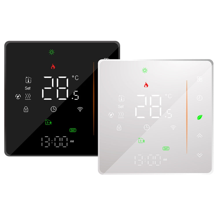 BHT-006GALW 95-240V AC 5A Smart Home Heating Thermostat for EU Box, Control Water Heating with Only Internal Sensor & WiFi Connection (White) Eurekaonline