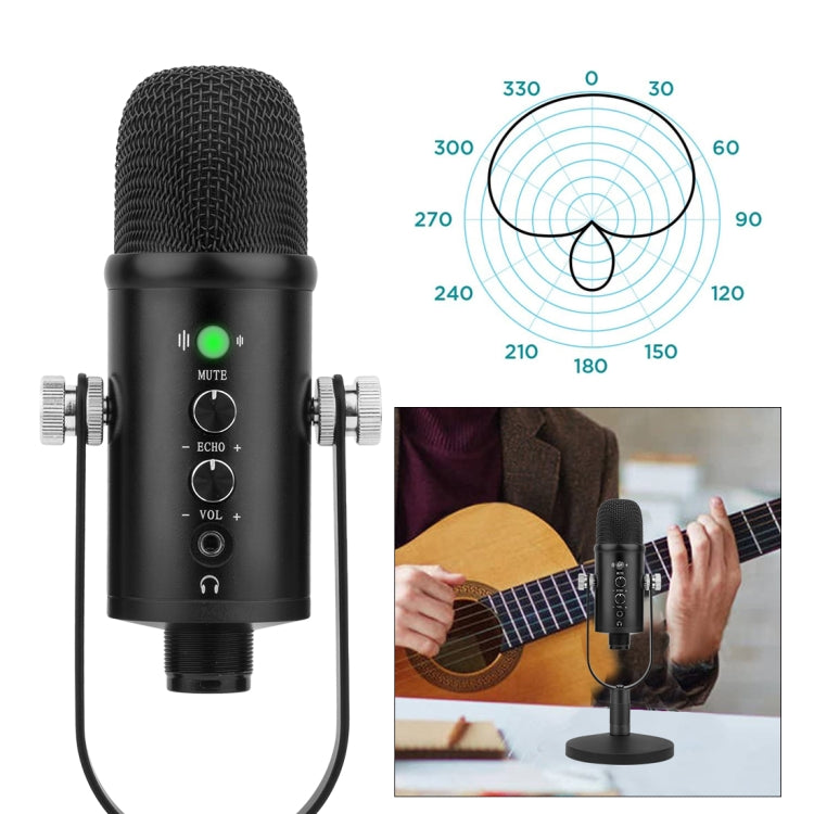 BM-86 USB Condenser Microphone Voice Recording Computer Microphone Live Broadcast Equipment Set, Specification: Standard+Small Blowout Prevention Net Eurekaonline