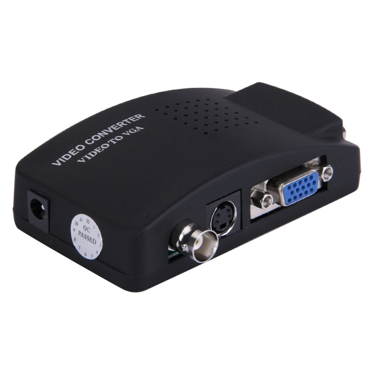  S-Video to VGA Video Converter(Black) Eurekaonline