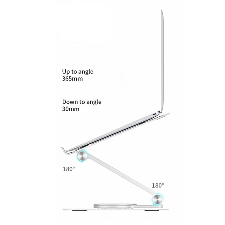 BONERUY L02 Laptop Stand 360 Degrees Rotating Dissipation Heat Aluminum Alloly Holder Eurekaonline