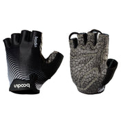 BOODUN 1096 Non-slip Wear-resistant Breathable Fitness Sports Silicone Gloves, Size:L(Black) Eurekaonline