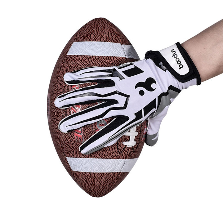BOODUN C281071G Baseball Rugby Gloves Fitness Sports Anti-Slip Outdoor Hiking Gloves(Red M) Eurekaonline