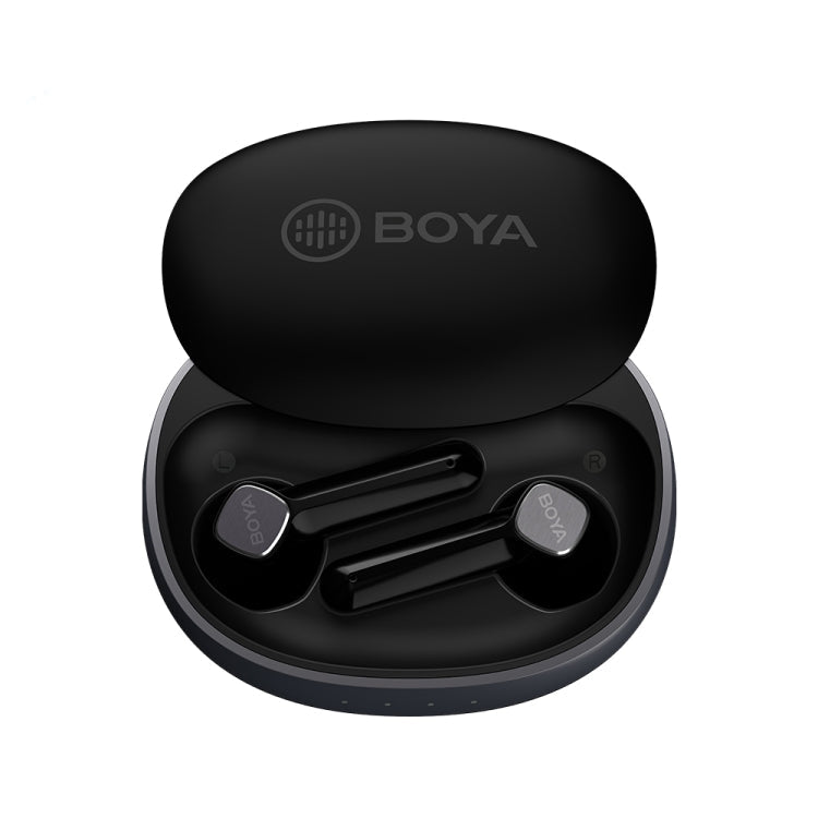 BOYA BY-AP100 True Wireless In-ear Stereo Headphones Bluetooth 5.1 Earphones (Black) Eurekaonline