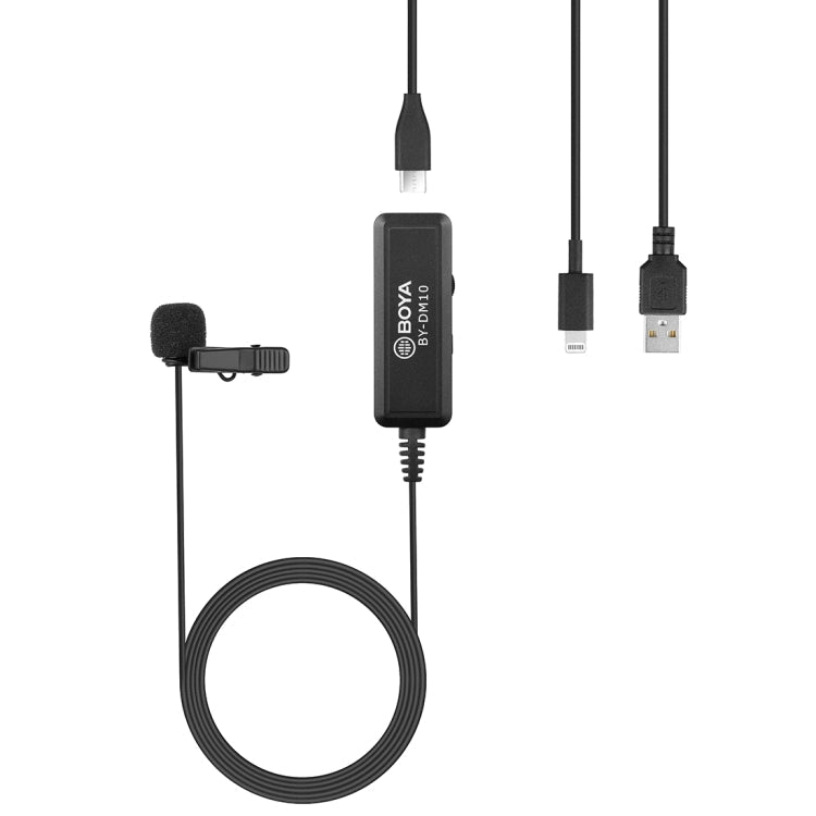  8 Pin Plug Broadcast Lavalier Microphone with Windscreen, Cable Length: 6m(Black) Eurekaonline