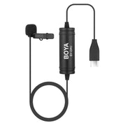 BOYA BY-DM2 USB-C / Type-C Broadcast Lavalier Condenser Microphone with Windscreen for Android Phones / Tablets (Black) Eurekaonline