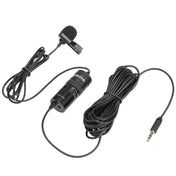 BOYA BY-M1 PRO Universal 3.5mm Plug Omni-directional Lavalier Microphone, Cable Length: 6m (Black) Eurekaonline