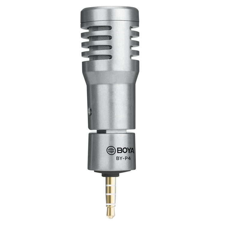 BOYA BY-P4 Omnidirectional Condenser Microphone for 3.5mm Interface Mobile Phones, Computers, Tablets Eurekaonline