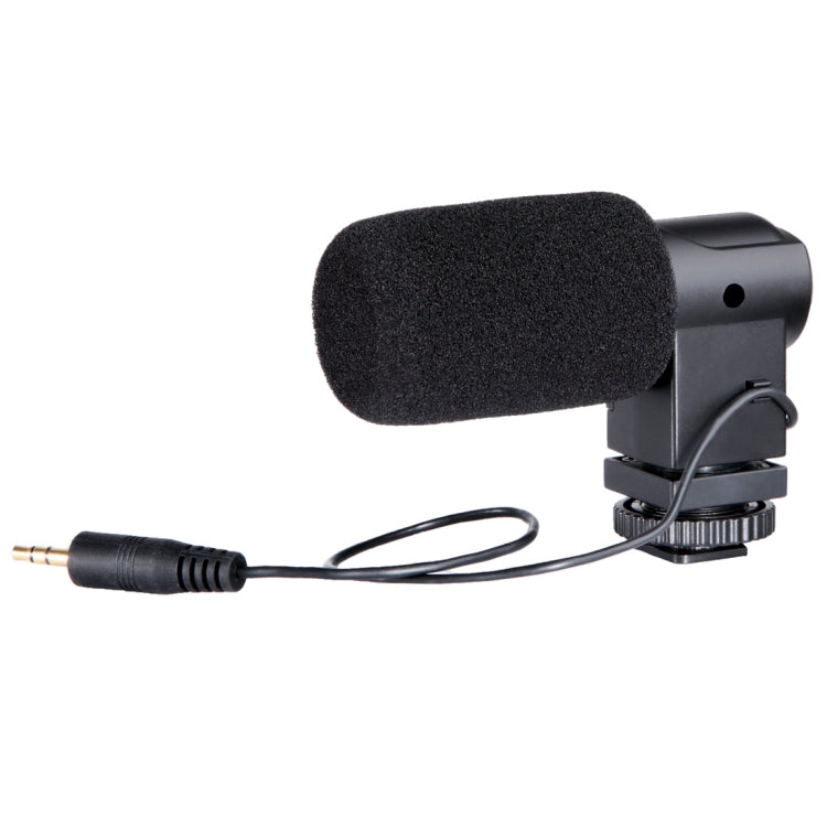 Y Condenser Microphone with Integrated Shock Mount Cold-shoe Mount & Windshield for Smartphones, DSLR Cameras and Video Cameras(Black) Eurekaonline