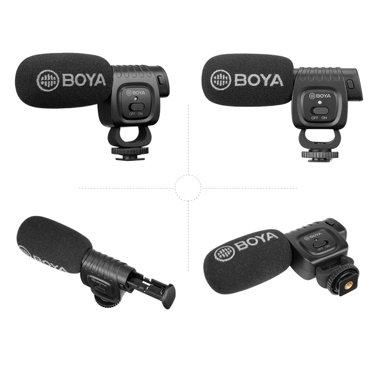 BOYA Portable Mini Condenser Live Show Video Recording Microphone for DSLR / Smart Phones Eurekaonline