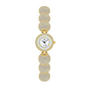 BS Bee Sister  FA1606 Diamond Inlaid Ladies Watch Jewelry Chain Watch(Gold) Eurekaonline