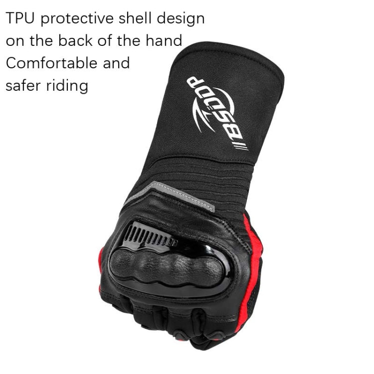 BSDDP RH-A0130 Outdoor Riding Warm Touch Screen Gloves, Size: M(Black) Eurekaonline