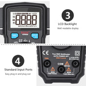 BSIDE ADM66 Handheld Household 6000 Count AC / DC Current Voltage Capacitor Automatic Range Multimeter with LCD Backlight & Card Slot Function Eurekaonline