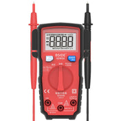 BSIDE ADMS6 High-precision Fully Automatic Small Digital Intelligent Multimeter with HD Digital Display & Shockproof Cover, Support Function Range Switch & Double-sided Pen Holder (Red) Eurekaonline