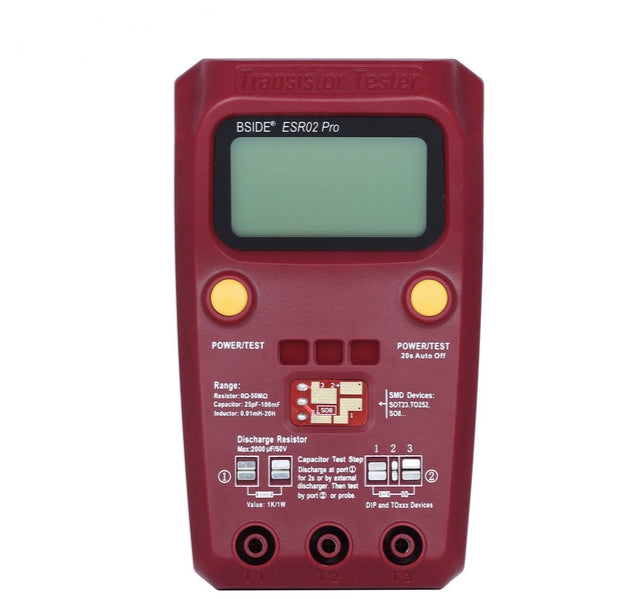 BSIDE ESR02 Pro Digital Transistor Test Table M328 Resistance Inductance Capacitance ESR Tester Eurekaonline