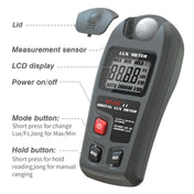 BSIDE L1 High Precision Digital Illuminance Meter Light Meter Without Battery Eurekaonline