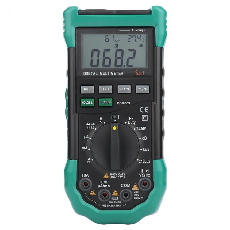 BSIDE MS8229 Digital Multimeter LUX Noise Meter Temperature Humidity Tester Eurekaonline