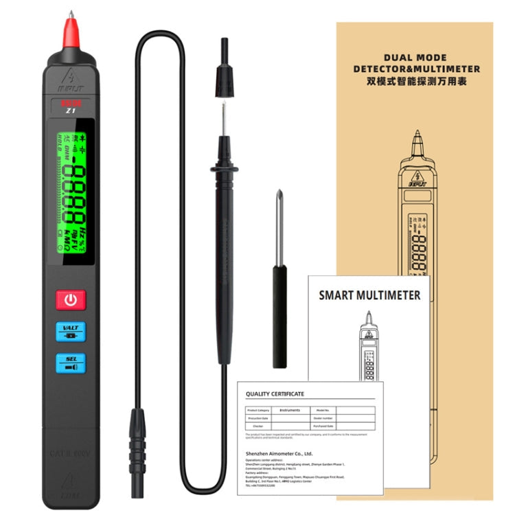 BSIDE Digital Multimeter Smart Electrician Tester USB Charge T-RMS DC AC  Voltage Capacitance Ohm Hz