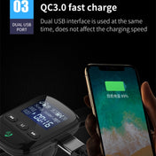 BT06 1.4 inch Car MP3 Player FM Transmitter QC3.0 Quick Charge Support Bluetooth Handsfree / TF Card Eurekaonline