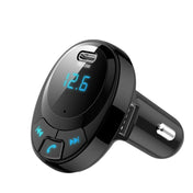 BT09 Car Bluetooth MP3 Digital Display Dual USB Charger(Black) Eurekaonline