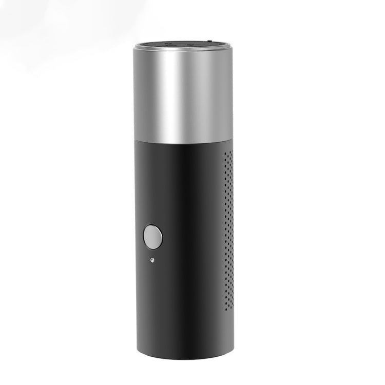 BT201 Small Steel Gun Flashlight Bluetooth Speaker Outdoor Waterproof Metal Small Speaker(Black) Eurekaonline