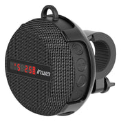 BT368 LED Digital Display Outdoor Portable IPX65 Waterproof Bluetooth Speaker(Black) Eurekaonline