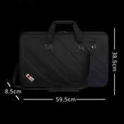 BUBM Portable Digital Controller Storage Bag DJ Disc Package, Size M: 59.5x38.5x8.5cm Eurekaonline