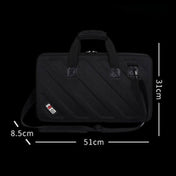 BUBM Portable Digital Controller Storage Bag DJ Disc Package, Size S: 51x31x8.5cm Eurekaonline