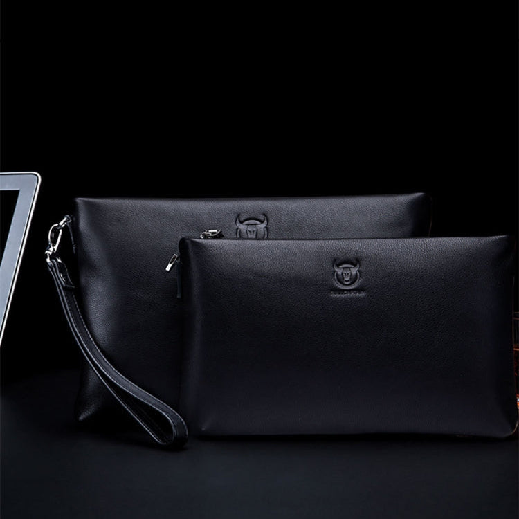 BULL CAPTAIN 446 Large-capacity Soft and Wear-resistant Leather Clutch Bag Business Wallet, Size: L Eurekaonline
