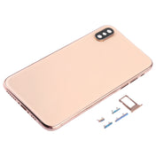 Back Cover with Camera Lens & SIM Card Tray & Side Keys for iPhone XS(Gold) Eurekaonline