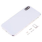 Back Cover with Camera Lens & SIM Card Tray & Side Keys for iPhone XS(White) Eurekaonline