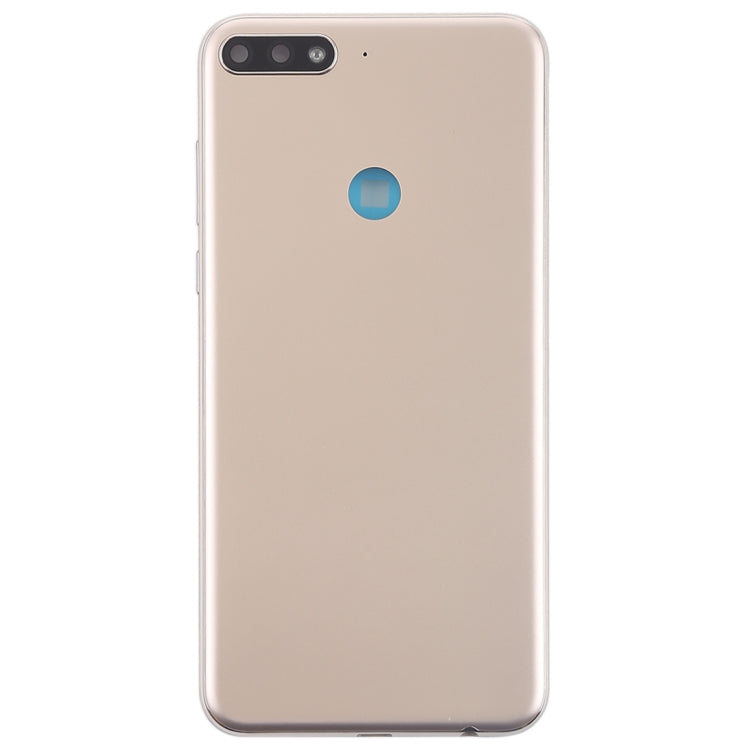 Back Cover with Side Keys for Huawei Y7 (2018)(Gold) Eurekaonline