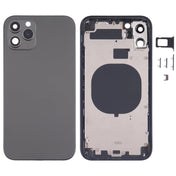 Back Housing Cover with Appearance Imitation of iP13 Pro for iPhone 11(Black) Eurekaonline