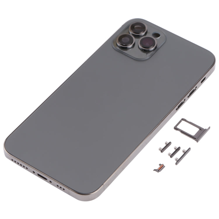 Back Housing Cover with Appearance Imitation of iP13 Pro for iPhone X(Black) Eurekaonline