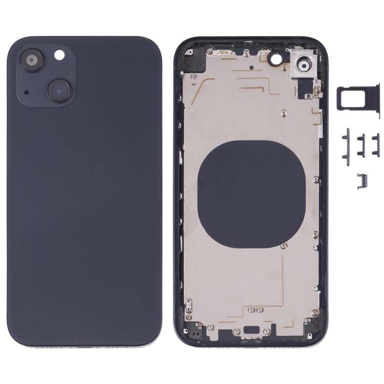 Back Housing Cover with Appearance Imitation of iP13 for iPhone XR(Black) Eurekaonline