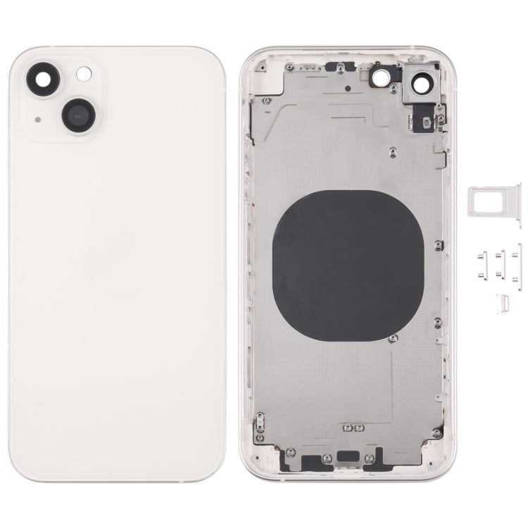 Back Housing Cover with Appearance Imitation of iP13 for iPhone XR(White) Eurekaonline