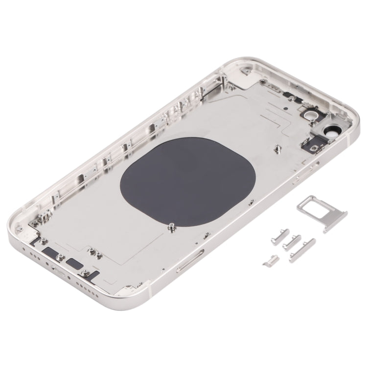 Back Housing Cover with Appearance Imitation of iP13 for iPhone XR(White) Eurekaonline
