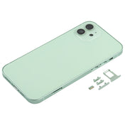 Back Housing Cover with SIM Card Tray & Side  Keys & Camera Lens for iPhone 12(Green) Eurekaonline