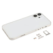 Back Housing Cover with SIM Card Tray & Side  Keys & Camera Lens for iPhone 12 mini(White) Eurekaonline