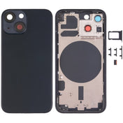 Back Housing Cover with SIM Card Tray & Side  Keys & Camera Lens for iPhone 13 Mini(Black) Eurekaonline