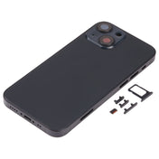 Back Housing Cover with SIM Card Tray & Side  Keys & Camera Lens for iPhone 13 Mini(Black) Eurekaonline