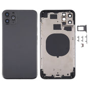 Back Housing Cover with SIM Card Tray & Side keys & Camera Lens for iPhone 11 Pro Max(Grey) Eurekaonline