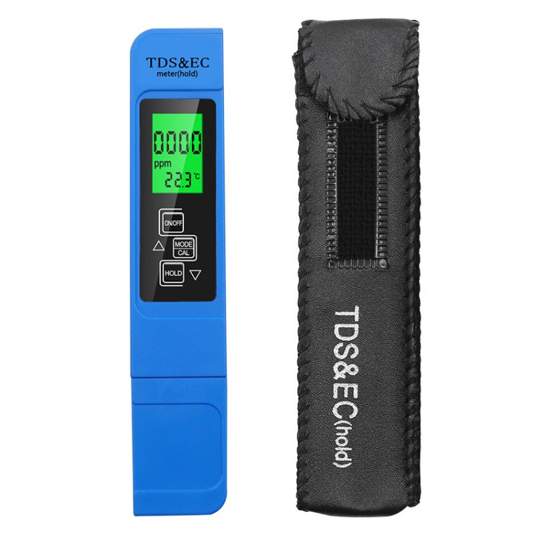 Backlight Model TDS & EC Water Quality Test Pen Meter Conductivity Test Pen(Blue) Eurekaonline